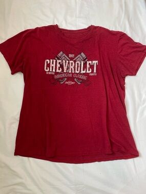 Vintage Chevrolet Red Graphic Tee